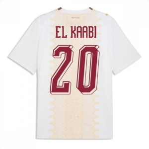 Echipament fotbal Maroc Ayoub El Kaabi #20 Tricou Deplasare Mondial 2026 maneca scurta