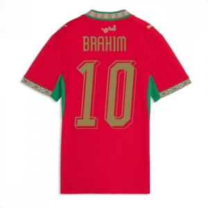 Echipament fotbal Maroc Brahim Diaz #10 Tricou Acasa Mondial 2026 pentru femei maneca scurta