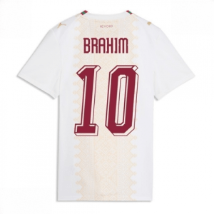 Echipament fotbal Maroc Brahim Diaz #10 Tricou Deplasare Mondial 2026 pentru femei maneca scurta