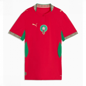 Echipament fotbal Maroc Tricou Acasa Mondial 2026 pentru femei maneca scurta