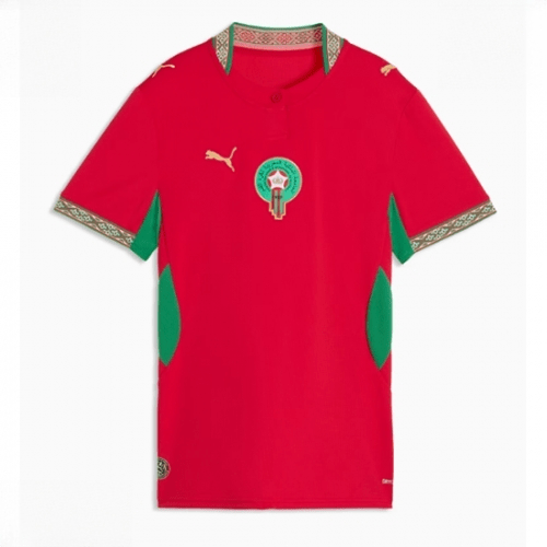 Echipament fotbal Maroc Tricou Acasa Mondial 2026 pentru femei maneca scurta 1 Echipament fotbal Maroc Tricou Acasa Mondial 2026 pentru femei maneca scurta