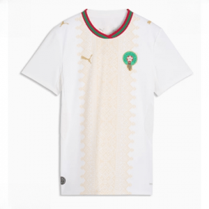 Echipament fotbal Maroc Tricou Deplasare Mondial 2026 pentru femei maneca scurta