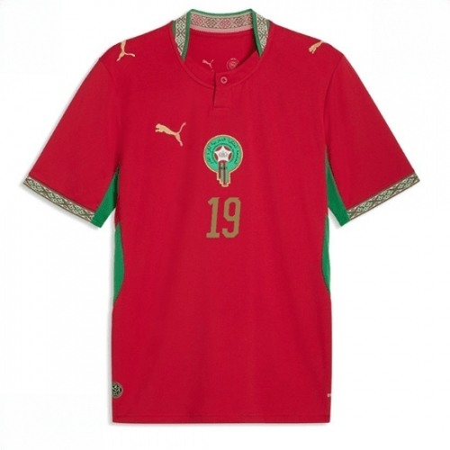 Echipament fotbal Maroc Youssef En-Nesyri #19 Tricou Acasa Mondial 2026 maneca scurta 2 Echipament fotbal Maroc Youssef En-Nesyri #19 Tricou Acasa Mondial 2026 maneca scurta - imagine 2