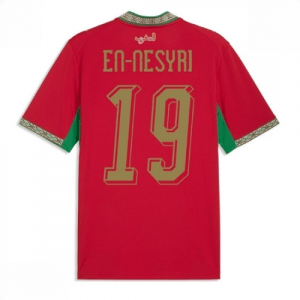 Echipament fotbal Maroc Youssef En-Nesyri #19 Tricou Acasa Mondial 2026 maneca scurta