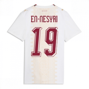 Echipament fotbal Maroc Youssef En-Nesyri #19 Tricou Deplasare Mondial 2026 pentru femei maneca scurta