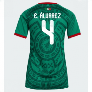 Echipament fotbal Mexic Edson Alvarez #4 Tricou Acasa Mondial 2026 pentru femei maneca scurta