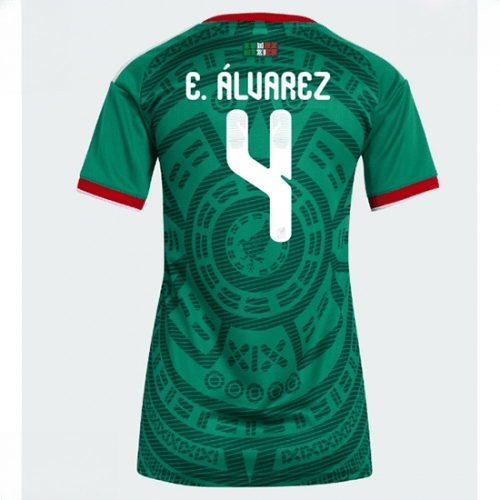 Echipament fotbal Mexic Edson Alvarez #4 Tricou Acasa Mondial 2026 pentru femei maneca scurta 1 Echipament fotbal Mexic Edson Alvarez #4 Tricou Acasa Mondial 2026 pentru femei maneca scurta