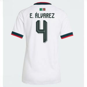 Echipament fotbal Mexic Edson Alvarez #4 Tricou Deplasare Mondial 2026 pentru femei maneca scurta