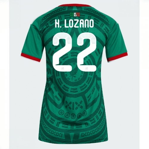 Echipament fotbal Mexic Hirving Lozano #22 Tricou Acasa Mondial 2026 pentru femei maneca scurta 1 Echipament fotbal Mexic Hirving Lozano #22 Tricou Acasa Mondial 2026 pentru femei maneca scurta
