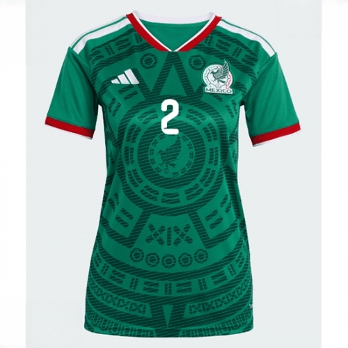 Echipament fotbal Mexic Jorge Sanchez #2 Tricou Acasa Mondial 2026 pentru femei maneca scurta 2 Echipament fotbal Mexic Jorge Sanchez #2 Tricou Acasa Mondial 2026 pentru femei maneca scurta - imagine 2