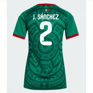 Echipament fotbal Mexic Jorge Sanchez #2 Tricou Acasa Mondial 2026 pentru femei maneca scurta