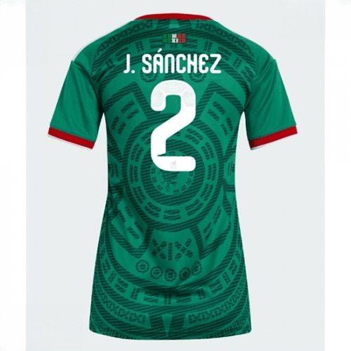 Echipament fotbal Mexic Jorge Sanchez #2 Tricou Acasa Mondial 2026 pentru femei maneca scurta 1 Echipament fotbal Mexic Jorge Sanchez #2 Tricou Acasa Mondial 2026 pentru femei maneca scurta