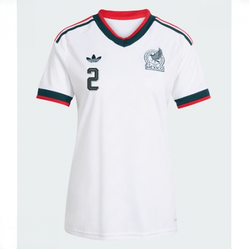 Echipament fotbal Mexic Jorge Sanchez #2 Tricou Deplasare Mondial 2026 pentru femei maneca scurta 2 Echipament fotbal Mexic Jorge Sanchez #2 Tricou Deplasare Mondial 2026 pentru femei maneca scurta - imagine 2