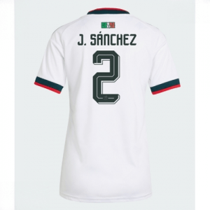 Echipament fotbal Mexic Jorge Sanchez #2 Tricou Deplasare Mondial 2026 pentru femei maneca scurta