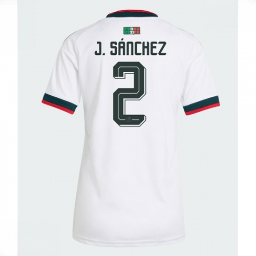 Echipament fotbal Mexic Jorge Sanchez #2 Tricou Deplasare Mondial 2026 pentru femei maneca scurta 1 Echipament fotbal Mexic Jorge Sanchez #2 Tricou Deplasare Mondial 2026 pentru femei maneca scurta