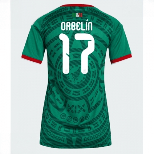 Echipament fotbal Mexic Orbelin Pineda #17 Tricou Acasa Mondial 2026 pentru femei maneca scurta 1 Echipament fotbal Mexic Orbelin Pineda #17 Tricou Acasa Mondial 2026 pentru femei maneca scurta