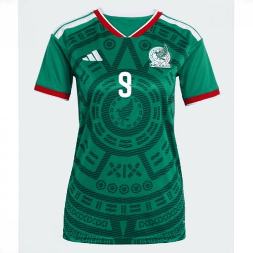 Echipament fotbal Mexic Raul Jimenez #9 Tricou Acasa Mondial 2026 pentru femei maneca scurta 2 Echipament fotbal Mexic Raul Jimenez #9 Tricou Acasa Mondial 2026 pentru femei maneca scurta - imagine 2