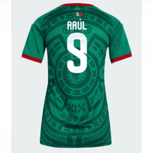 Echipament fotbal Mexic Raul Jimenez #9 Tricou Acasa Mondial 2026 pentru femei maneca scurta