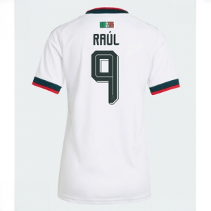 Echipament fotbal Mexic Raul Jimenez #9 Tricou Deplasare Mondial 2026 pentru femei maneca scurta