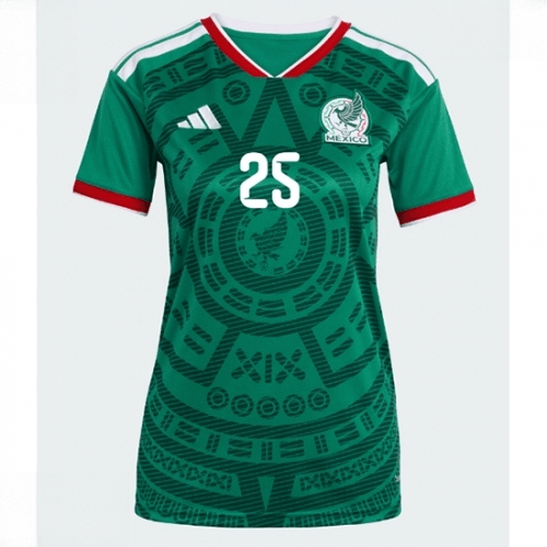 Echipament fotbal Mexic Roberto Alvarado #25 Tricou Acasa Mondial 2026 pentru femei maneca scurta 2 Echipament fotbal Mexic Roberto Alvarado #25 Tricou Acasa Mondial 2026 pentru femei maneca scurta - imagine 2
