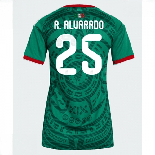 Echipament fotbal Mexic Roberto Alvarado #25 Tricou Acasa Mondial 2026 pentru femei maneca scurta 1 Echipament fotbal Mexic Roberto Alvarado #25 Tricou Acasa Mondial 2026 pentru femei maneca scurta