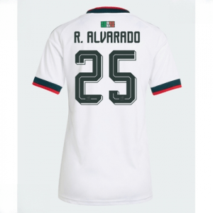 Echipament fotbal Mexic Roberto Alvarado #25 Tricou Deplasare Mondial 2026 pentru femei maneca scurta