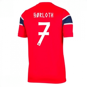 Echipament fotbal Norvegia Alexander Sorloth #7 Tricou Acasa Mondial 2026 maneca scurta