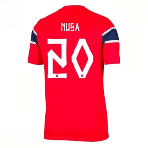 Echipament fotbal Norvegia Antonio Nusa #20 Tricou Acasa Mondial 2026 maneca scurta