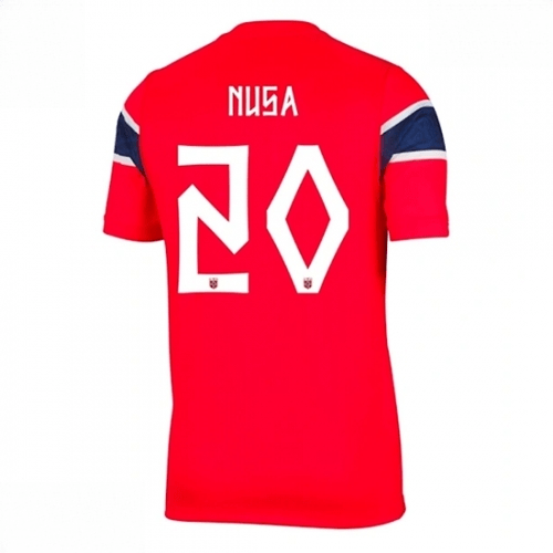 Echipament fotbal Norvegia Antonio Nusa #20 Tricou Acasa Mondial 2026 maneca scurta 1 Echipament fotbal Norvegia Antonio Nusa #20 Tricou Acasa Mondial 2026 maneca scurta