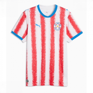 Echipament fotbal Paraguay Tricou Acasa Mondial 2026 maneca scurta