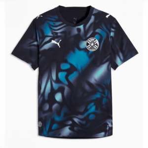 Echipament fotbal Paraguay Tricou Deplasare Mondial 2026 maneca scurta