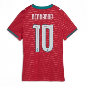 Echipament fotbal Portugalia Bernardo Silva #10 Tricou Acasa Mondial 2026 pentru femei maneca scurta