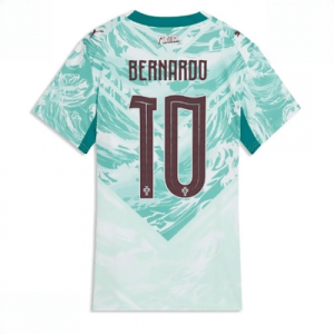 Echipament fotbal Portugalia Bernardo Silva #10 Tricou Deplasare Mondial 2026 pentru femei maneca scurta