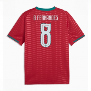 Echipament fotbal Portugalia Bruno Fernandes #8 Tricou Acasa Mondial 2026 maneca scurta