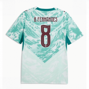 Echipament fotbal Portugalia Bruno Fernandes #8 Tricou Deplasare Mondial 2026 maneca scurta