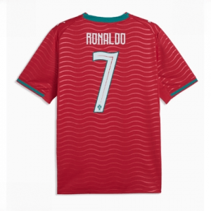 Echipament fotbal Portugalia Cristiano Ronaldo #7 Tricou Acasa Mondial 2026 maneca scurta