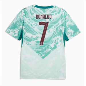 Echipament fotbal Portugalia Cristiano Ronaldo #7 Tricou Deplasare Mondial 2026 maneca scurta