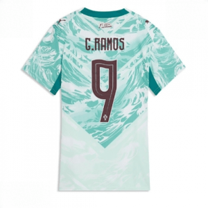 Echipament fotbal Portugalia Goncalo Ramos #9 Tricou Deplasare Mondial 2026 pentru femei maneca scurta