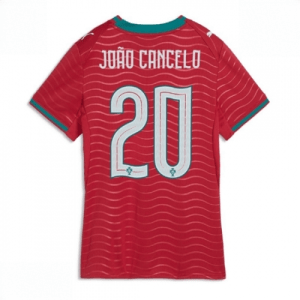 Echipament fotbal Portugalia Joao Cancelo #20 Tricou Acasa Mondial 2026 pentru femei maneca scurta