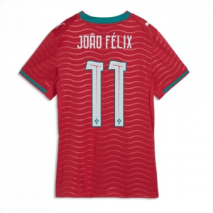 Echipament fotbal Portugalia Joao Felix #11 Tricou Acasa Mondial 2026 pentru femei maneca scurta