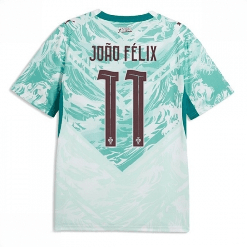 Echipament fotbal Portugalia Joao Felix #11 Tricou Deplasare Mondial 2026 maneca scurta 1 Echipament fotbal Portugalia Joao Felix #11 Tricou Deplasare Mondial 2026 maneca scurta