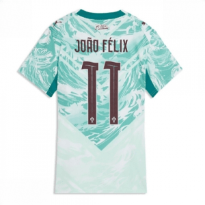 Echipament fotbal Portugalia Joao Felix #11 Tricou Deplasare Mondial 2026 pentru femei maneca scurta