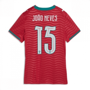 Echipament fotbal Portugalia Joao Neves #15 Tricou Acasa Mondial 2026 pentru femei maneca scurta