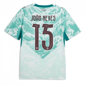 Echipament fotbal Portugalia Joao Neves #15 Tricou Deplasare Mondial 2026 maneca scurta