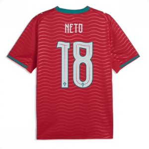Echipament fotbal Portugalia Pedro Neto #18 Tricou Acasa Mondial 2026 maneca scurta