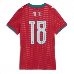 Echipament fotbal Portugalia Pedro Neto #18 Tricou Acasa Mondial 2026 pentru femei maneca scurta