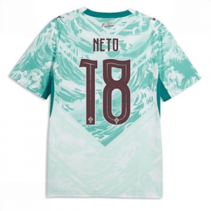 Echipament fotbal Portugalia Pedro Neto #18 Tricou Deplasare Mondial 2026 maneca scurta
