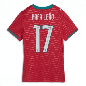 Echipament fotbal Portugalia Rafael Leao #17 Tricou Acasa Mondial 2026 pentru femei maneca scurta