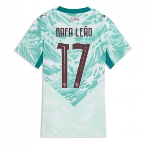 Echipament fotbal Portugalia Rafael Leao #17 Tricou Deplasare Mondial 2026 pentru femei maneca scurta