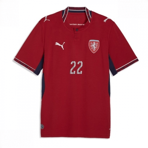 Echipament fotbal Republica Cehă Tomas Soucek #22 Tricou Acasa Mondial 2026 maneca scurta 2 Echipament fotbal Republica Cehă Tomas Soucek #22 Tricou Acasa Mondial 2026 maneca scurta - imagine 2